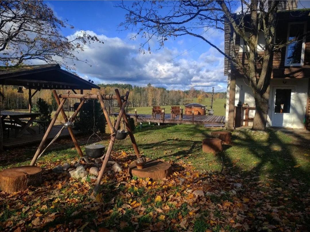 Unique Countryhouse & Sauna In Gauja Valley - Kakukalns Vila Straupe Exterior foto