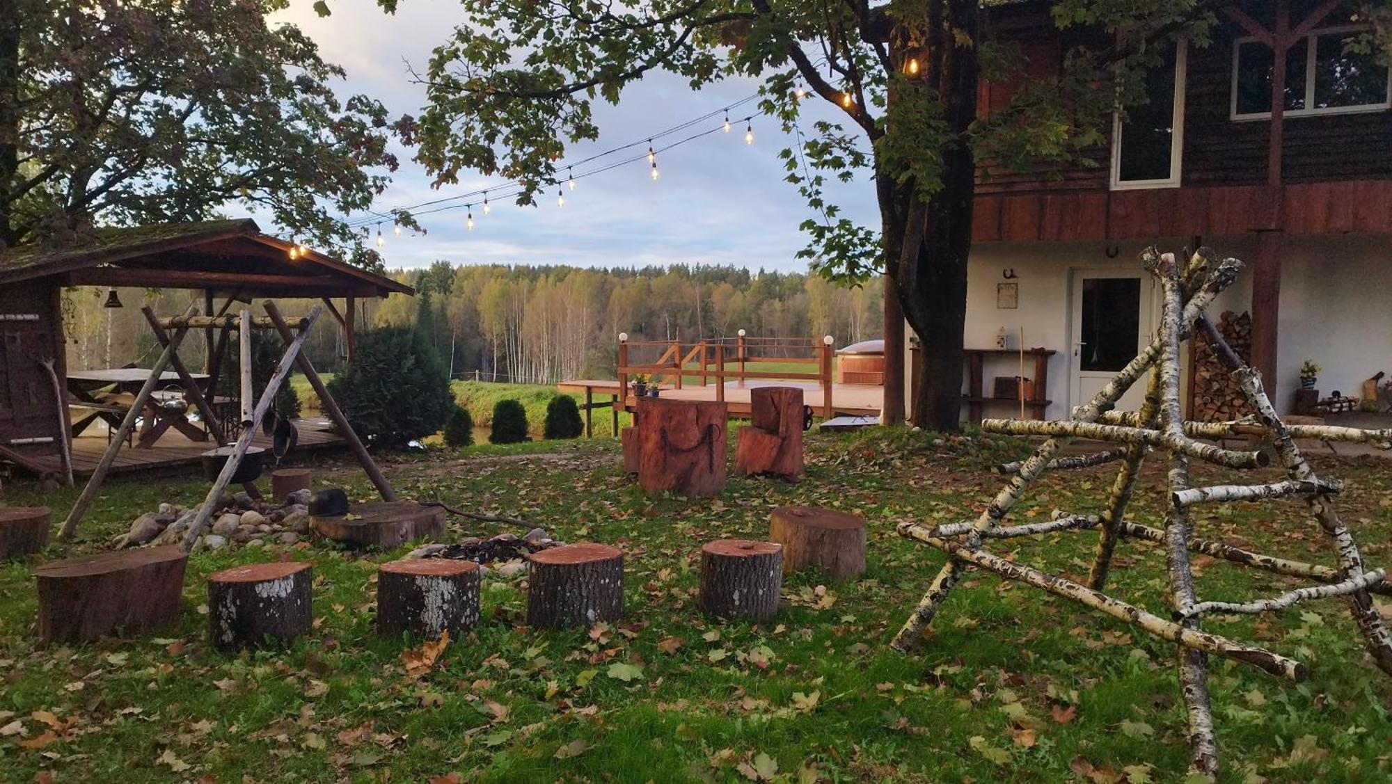 Unique Countryhouse & Sauna In Gauja Valley - Kakukalns Vila Straupe Exterior foto