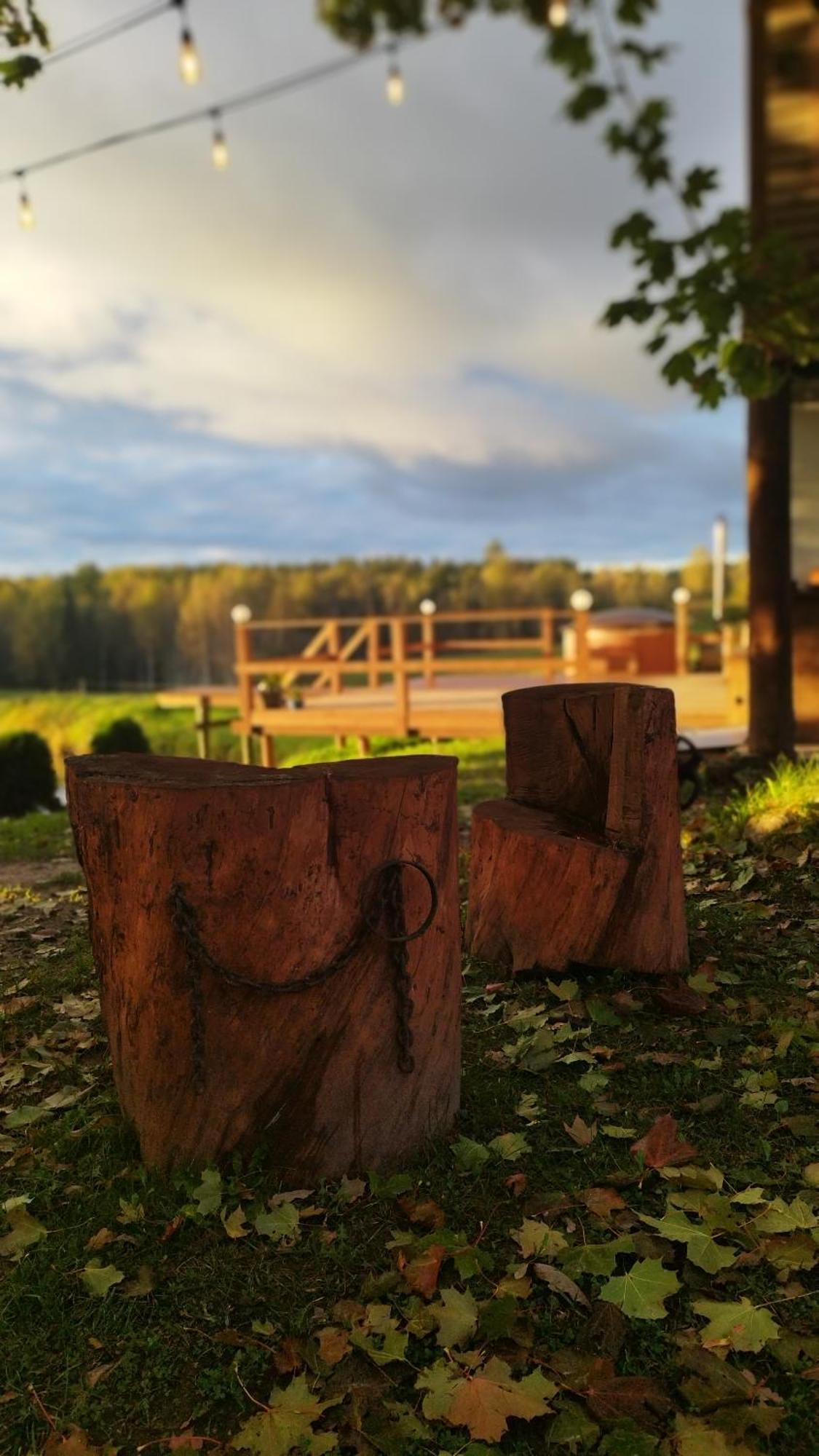 Unique Countryhouse & Sauna In Gauja Valley - Kakukalns Vila Straupe Exterior foto